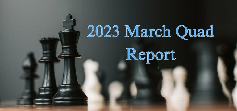Read more about the article 2023 March Quad Report