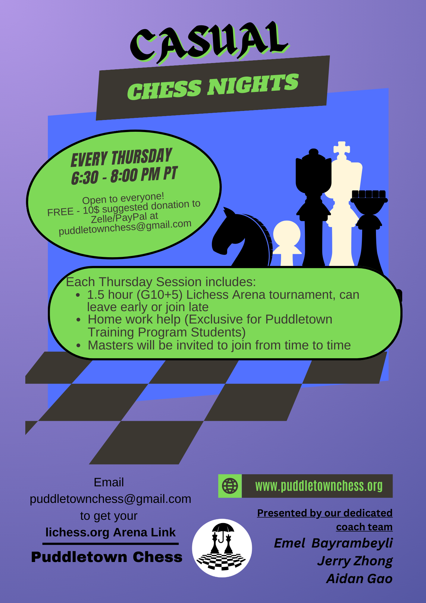 Read more about the article Welcome to our Casual Chess Nights!
