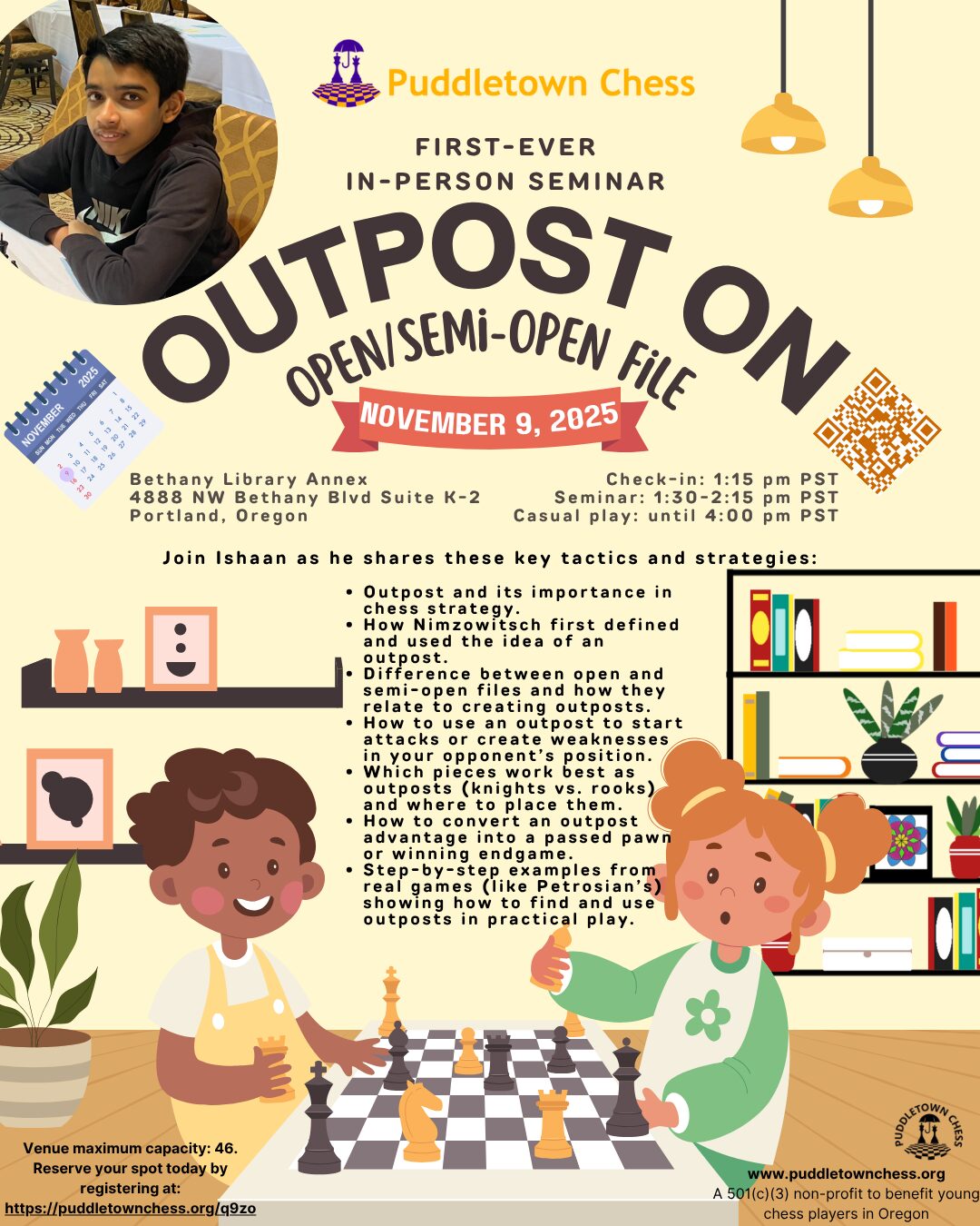 November In-Person Seminar with Ishaan: Outpost on Open/Semi-Open File