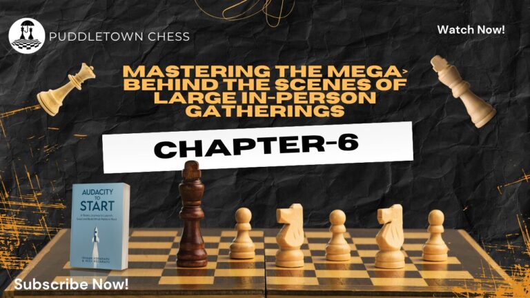 Read more about the article Ishaan’s Corner #10: Chapter 6: Mastering the Mega > Behind the Scenes of Large In-Person Gatherings